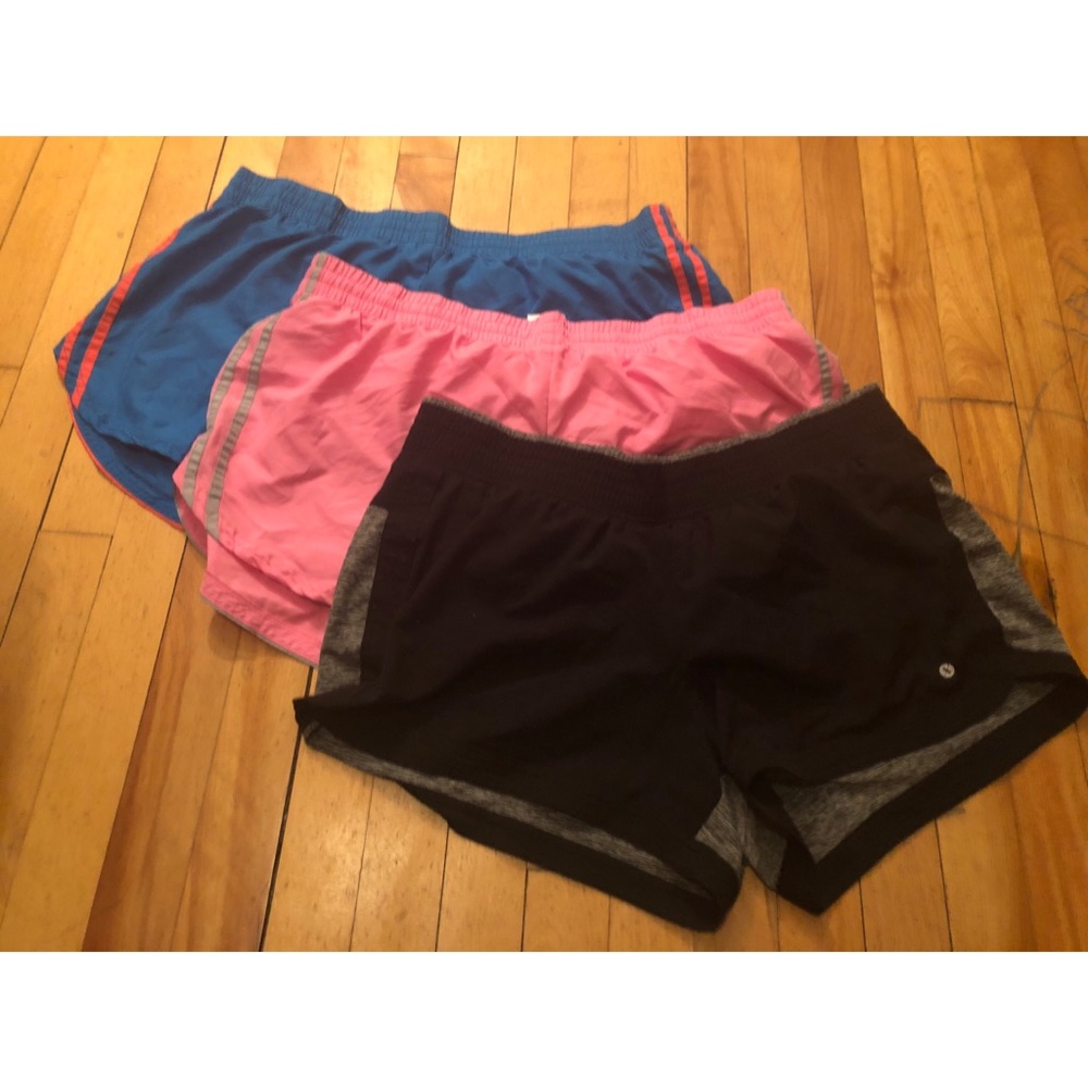 3 pairs of athletic shorts